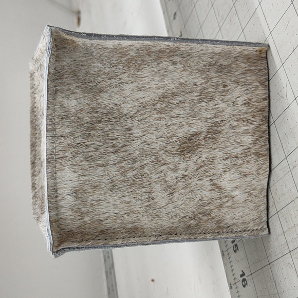 Leather Tissue Box Cover -made In Montana-new - Picture 2 of 4